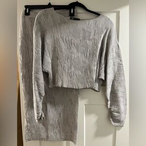 ZARA shirt and skirt set / both size small / skirt is TTS